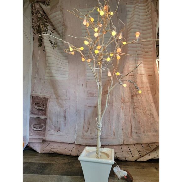 Silvestri light up tree white pastel easter decor figure - Picture 5 of 7